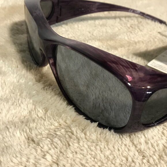 Jonathan Paul Fitovers Polarvue Sunglasses Gray & Amber Polycarbonate Lenses - Picture 2 of 11